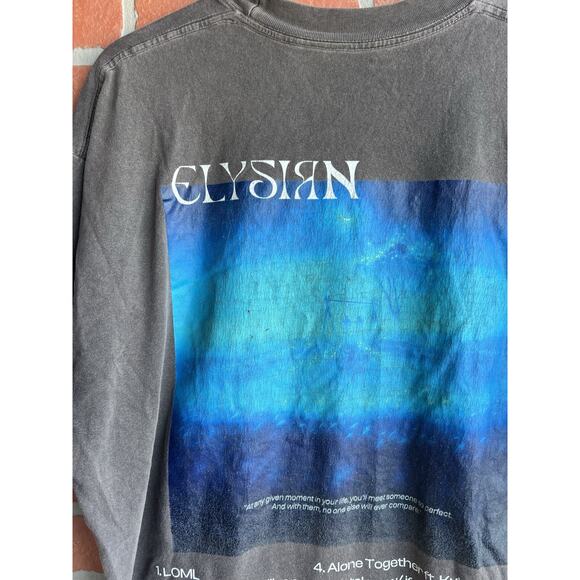 Yetep ELYSIAN TEE IN VINTAGE GREY Size  LARGE EDM Mental Health Awareness - Picture 3 of 7